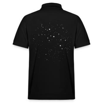SCHÜTZE Sternbild Sagittarius - Stanley/Stella Unisex Bio-Poloshirt PREPSTER - Schwarz - Hinten - Andy (188cm)