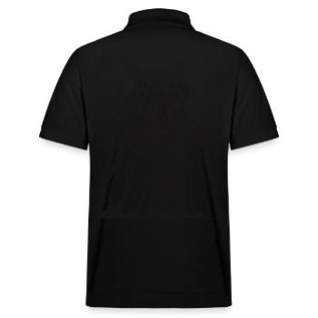 Science-Fiction Jetpack – Die Zukunft ruft! - Stanley/Stella Unisex Bio-Poloshirt PREPSTER - Schwarz - Hinten - Andy (188cm)