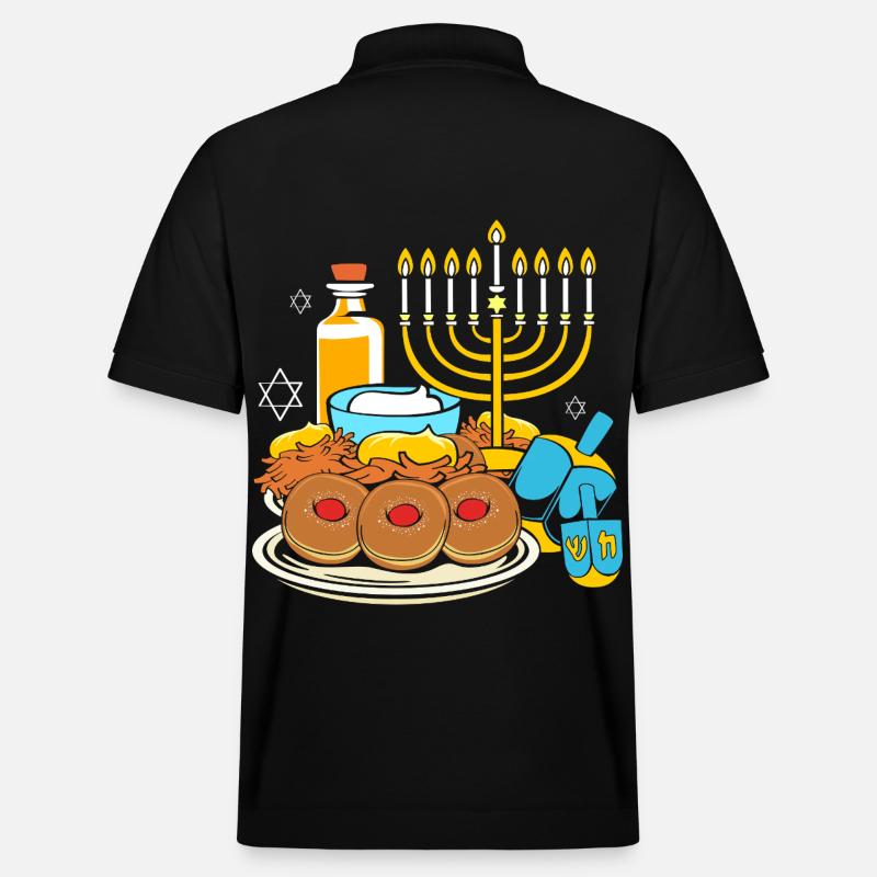 Hanoukka Hanoukka Hanoukka - Polo PREPSTER bio Stanley/Stella Unisexe - noir