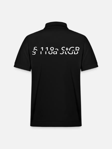 §118a StGB - Stanley/Stella Unisex Organic Polo Shirt PREPSTER - black