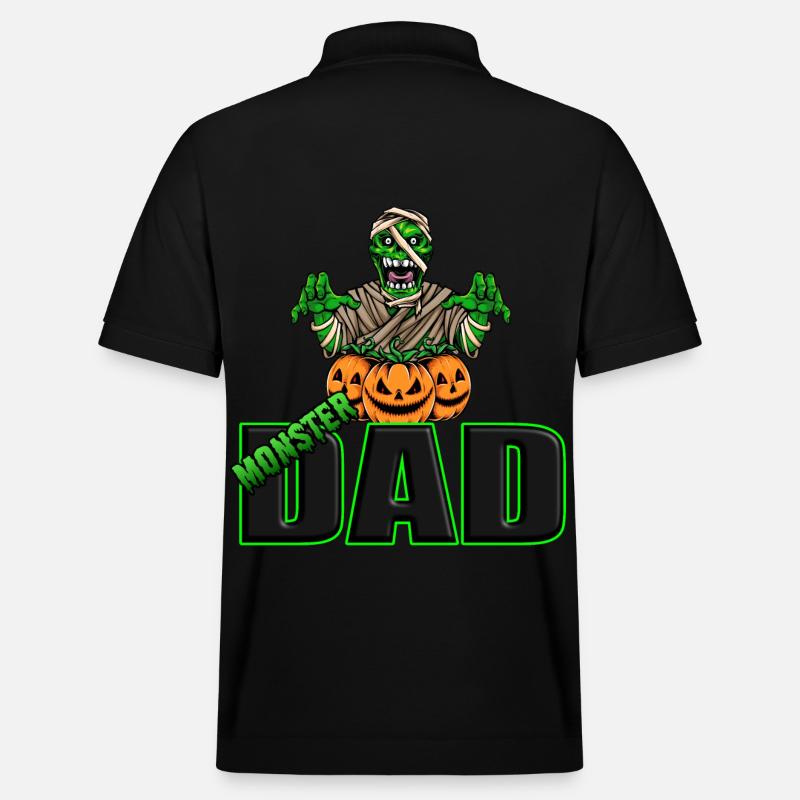 Monsterdad - Stanley/Stella Unisex Bio-Poloshirt PREPSTER - Schwarz