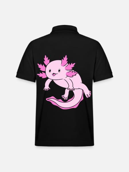 Axolotl - Stanley/Stella Unisex Bio-Poloshirt PREPSTER - Schwarz