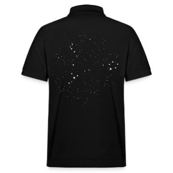 PISCES constellation Pisces - Stanley/Stella Unisex Organic Polo Shirt PREPSTER - black - Back - Andy (188cm)