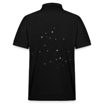 ZWILLINGE Sternbild Gemini - Stanley/Stella Unisex Bio-Poloshirt PREPSTER - Schwarz - Hinten - Andy (188cm)