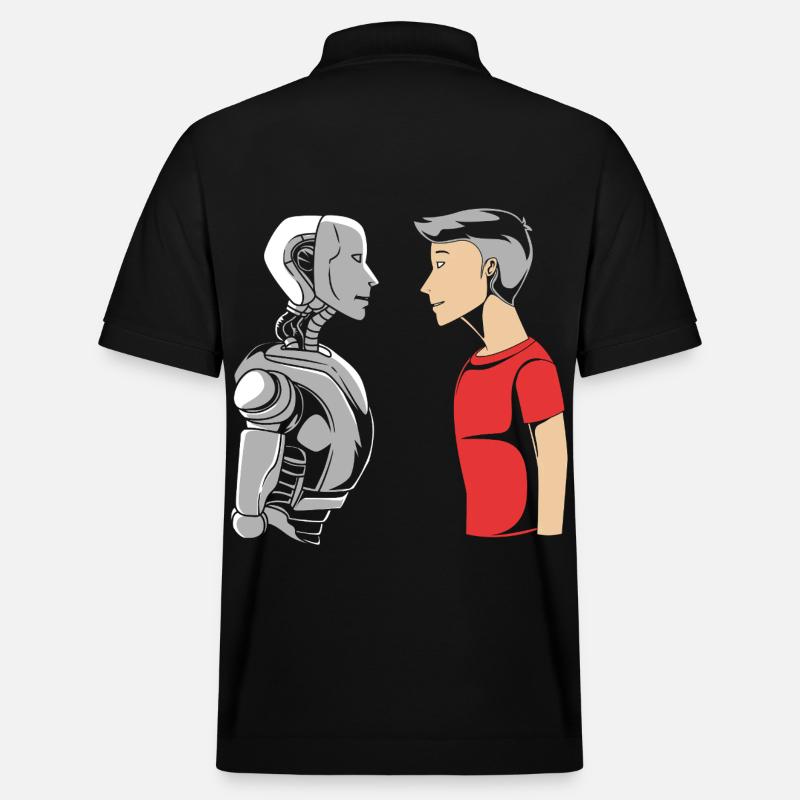 GPT Artificial Intelligence - Stanley/Stella Unisex Organic Polo Shirt PREPSTER - black