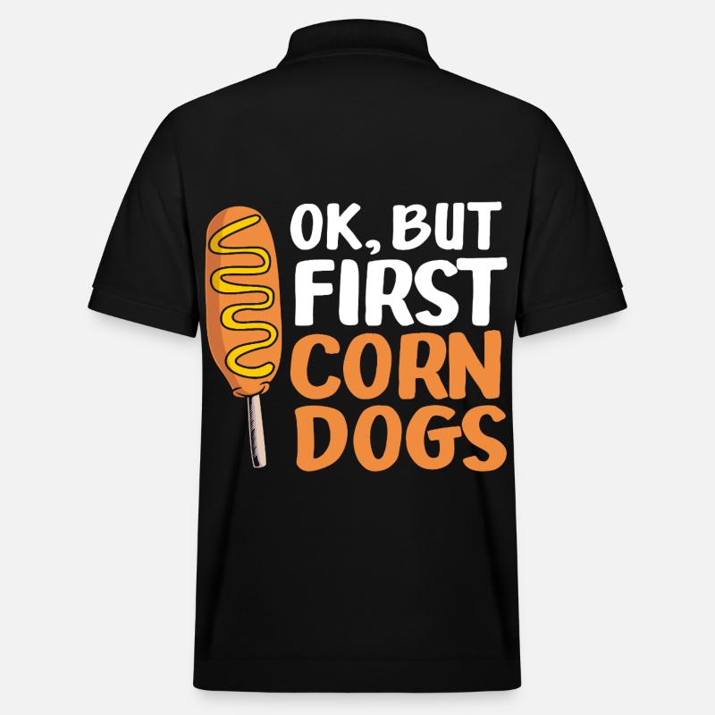 Corn Dog - Stanley/Stella Unisex Bio-Poloshirt PREPSTER - Schwarz