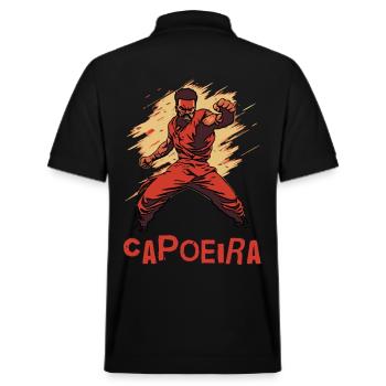 Combattant robuste, l’art martial de la Capoeira - Polo PREPSTER bio Stanley/Stella Unisexe - noir - Dos - Andy (188cm)