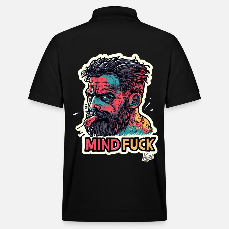 Harter Kerl Mind Fuck - Stanley/Stella Unisex Bio-Poloshirt PREPSTER - Schwarz