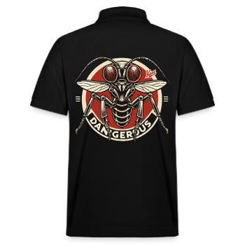 Mouche insecte dangereuse - Polo PREPSTER bio Stanley/Stella Unisexe - noir - Dos - Andy (188cm)