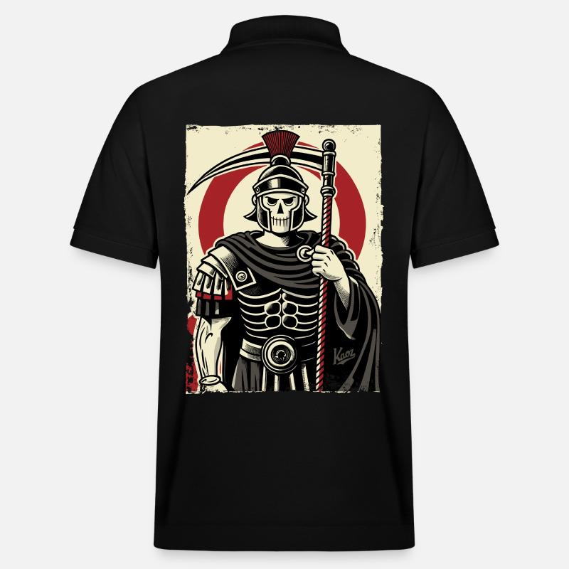 Centurion romain de la Faucheuse - Polo PREPSTER bio Stanley/Stella Unisexe - noir