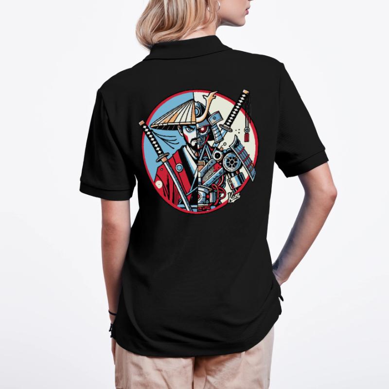 Samurai-Ronin oder Mecha-Shogun Stanley/Stella Unisex Bio-Poloshirt PREPSTER