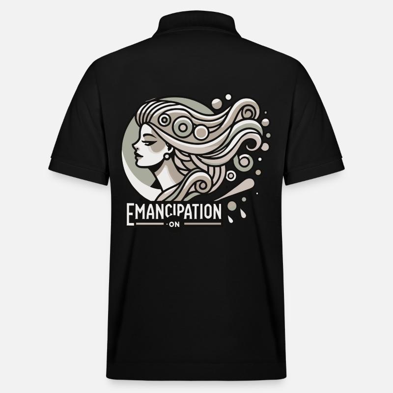 Emanzipation an - Stanley/Stella Unisex Bio-Poloshirt PREPSTER - Schwarz