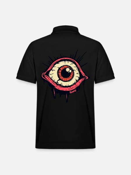 Étrange, hypnotique et éveillé, l’œil - Polo PREPSTER bio Stanley/Stella Unisexe - noir