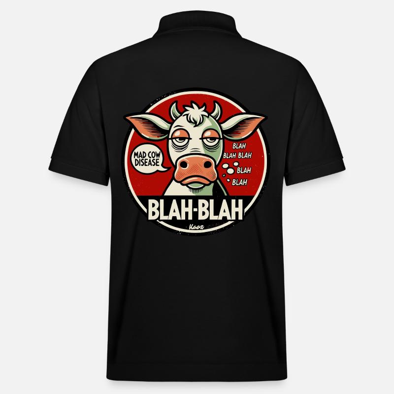Blah-Blah Kuh - Stanley/Stella Unisex Bio-Poloshirt PREPSTER - Schwarz