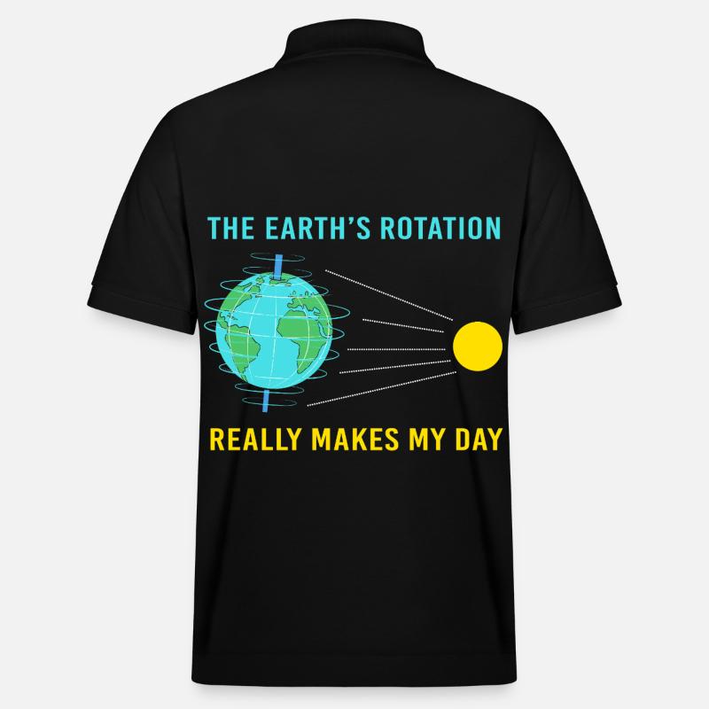 Earth Day - Stanley/Stella Unisex Bio-Poloshirt PREPSTER - Schwarz
