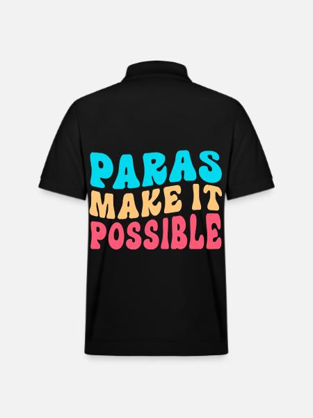 Paraprofessional Paraeducator Lehrerassistent - Stanley/Stella Unisex Bio-Poloshirt PREPSTER - Schwarz