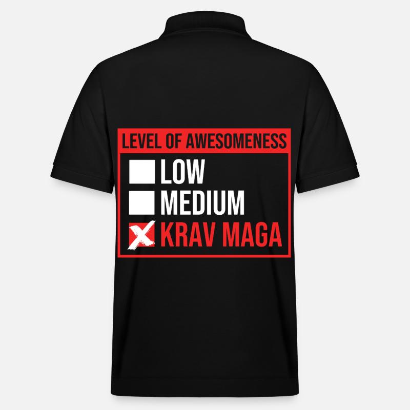 Krav Maga - Stanley/Stella Unisex Bio-Poloshirt PREPSTER - Schwarz