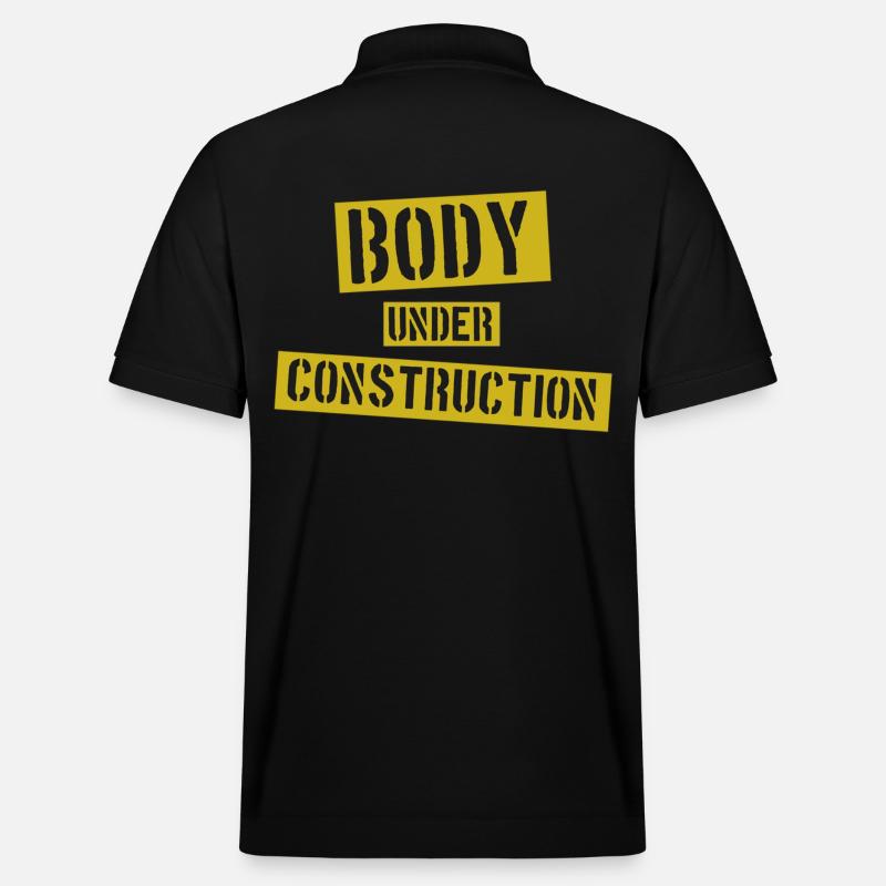 Body under Construction - Stanley/Stella Unisex Bio-Poloshirt PREPSTER - Schwarz