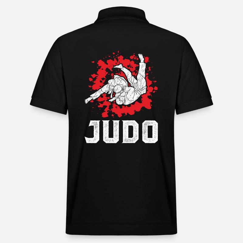 judo - Polo PREPSTER bio Stanley/Stella Unisexe - noir