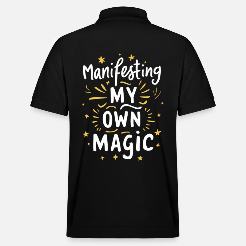 Manifester ma propre magie - Polo PREPSTER bio Stanley/Stella Unisexe - noir