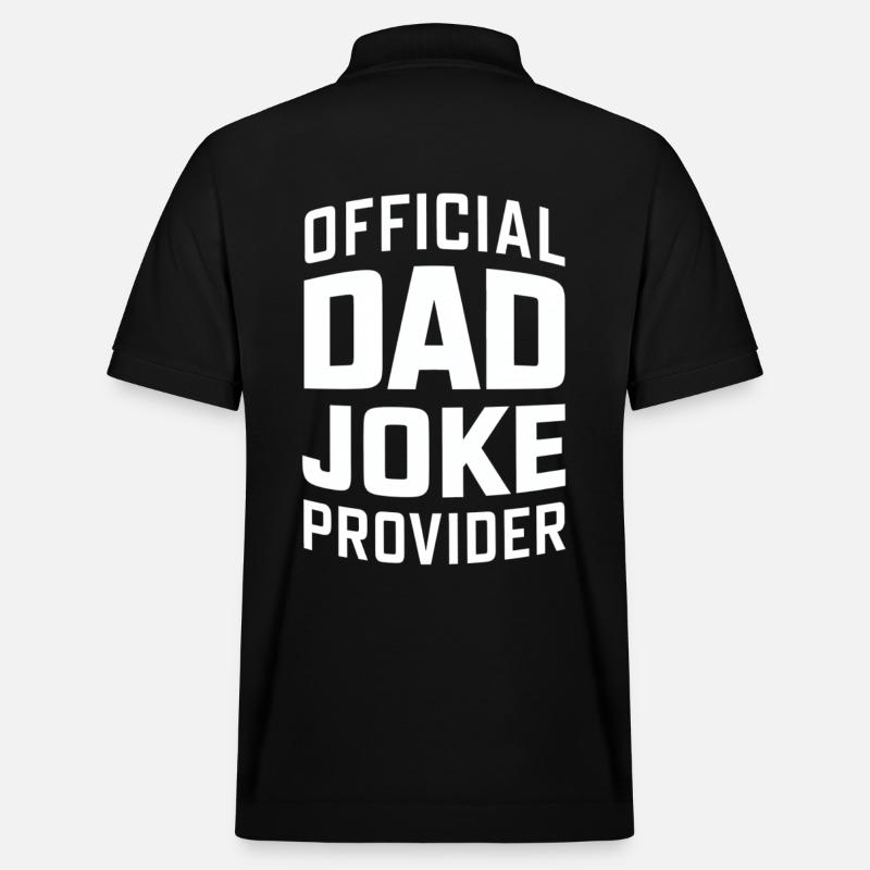 Offizieller Dad Joke Versorger - Stanley/Stella Unisex Bio-Poloshirt PREPSTER - Schwarz