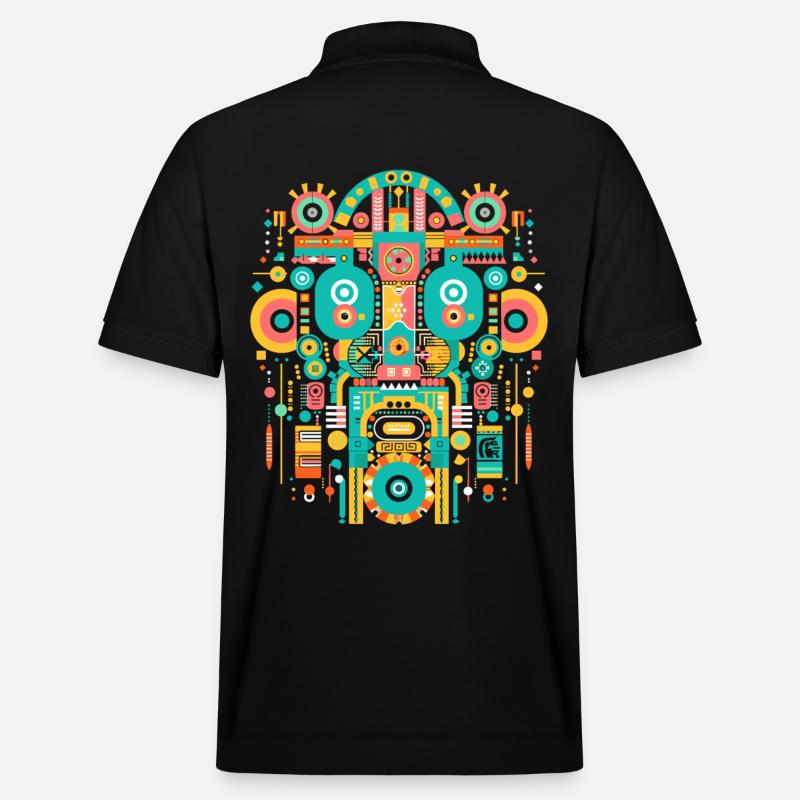 Dieu Maya Mythologie Maya Itzamna - Polo PREPSTER bio Stanley/Stella Unisexe - noir
