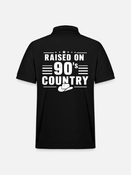 Opvokset med 90'ernes countrymusik - Stanley/Stella PREPSTER økologisk unisex poloshirt - sort