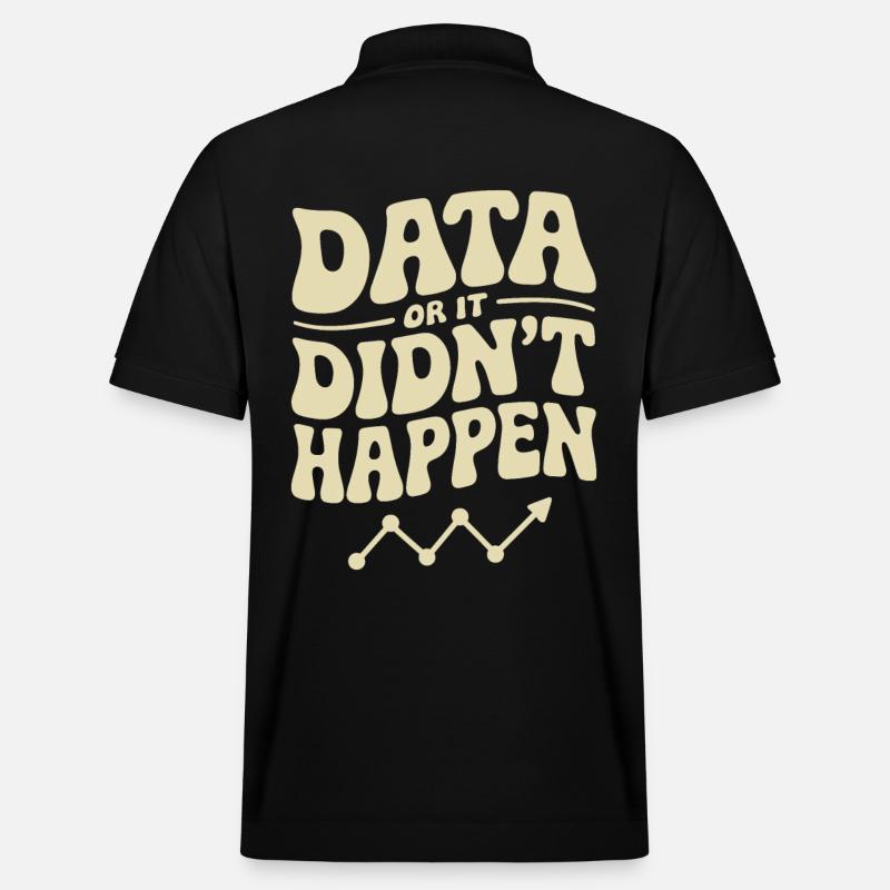 Data Analyst Data Scientist Data - Polo PREPSTER bio Stanley/Stella Unisexe - noir
