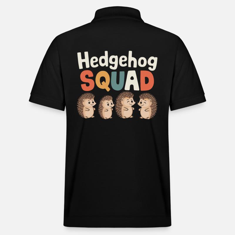 Hedgehog Groups conçoit Hedgehog Squad - Polo PREPSTER bio Stanley/Stella Unisexe - noir