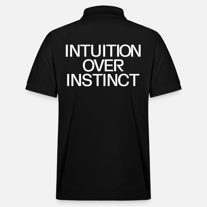L’intuition plutôt que l’instinct Inspirant - Polo PREPSTER bio Stanley/Stella Unisexe - noir