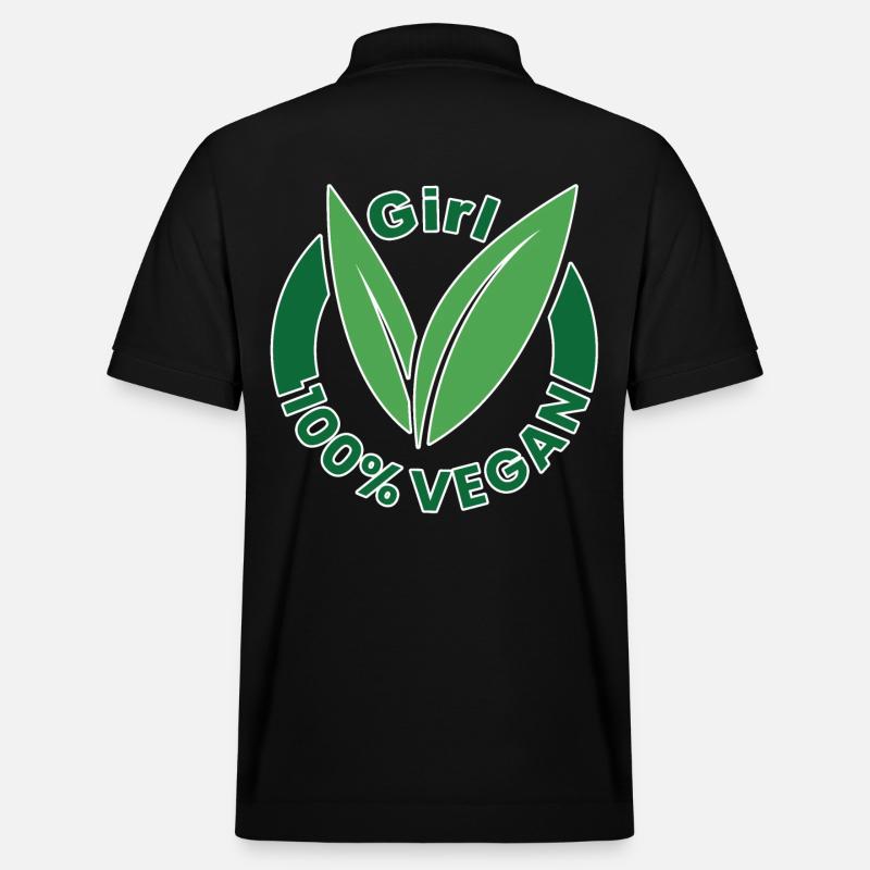 Vegan 100 - Stanley/Stella Unisex Bio-Poloshirt PREPSTER - Schwarz