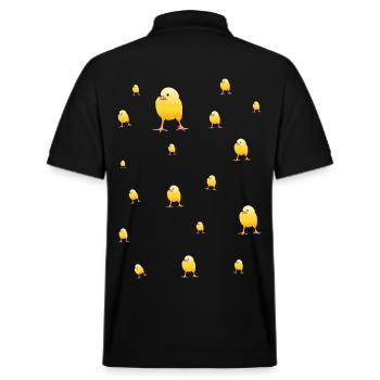 Alarme de poussin - Polo PREPSTER bio Stanley/Stella Unisexe - noir - Dos - Andy (188cm)