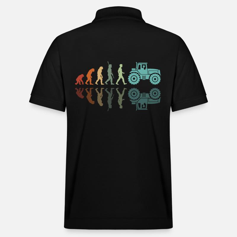 Evolution du tracteur - Polo PREPSTER bio Stanley/Stella Unisexe - noir