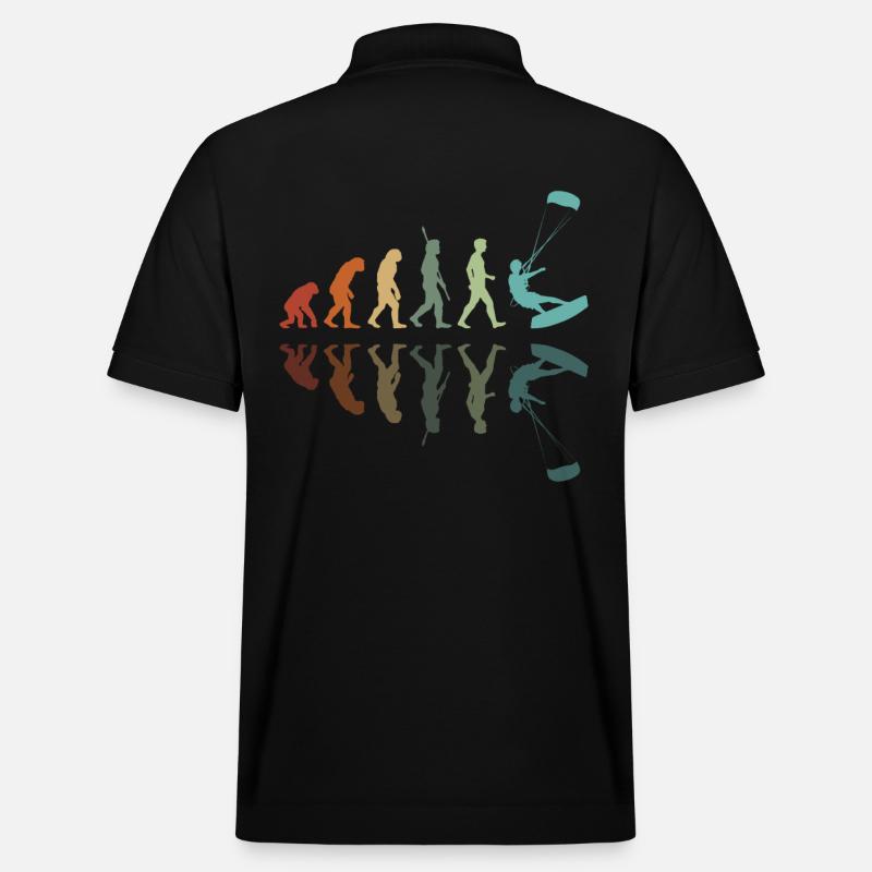 Kiteboarding Entwicklung - Stanley/Stella Unisex Bio-Poloshirt PREPSTER - Schwarz