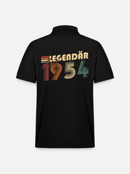 Legendary since 1954 - Stanley/Stella Unisex Organic Polo Shirt PREPSTER - black