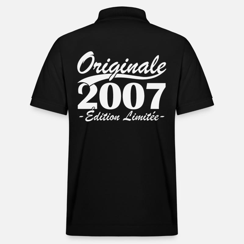 Original 2007 Limited Edition - Stanley/Stella Unisex Bio-Poloshirt PREPSTER - Schwarz