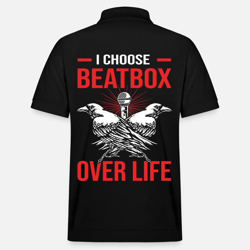 Beatbox - Stanley/Stella Unisex Bio-Poloshirt PREPSTER - Schwarz