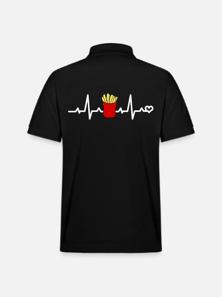 Frites - Polo PREPSTER bio Stanley/Stella Unisexe - noir