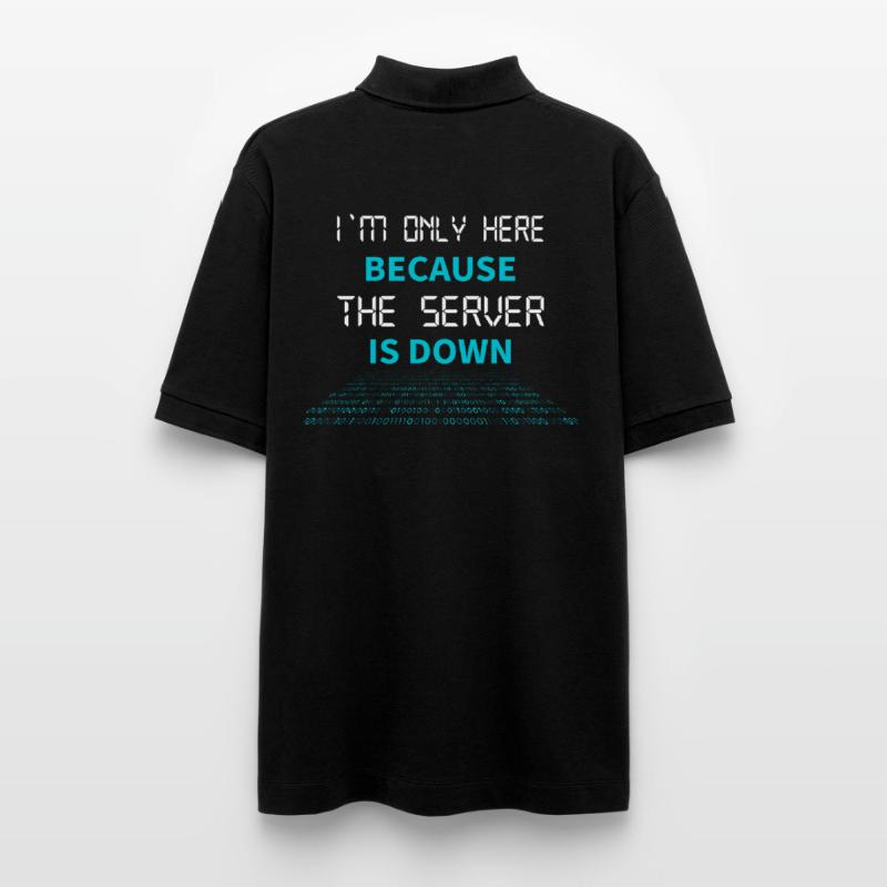 Nerd Coder Server Download Error 404 Stanley/Stella Unisex Organic Polo Shirt PREPSTER