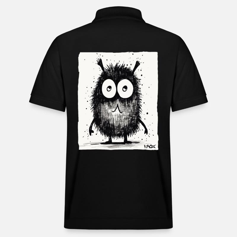 Drôle de petit monstre - Polo PREPSTER bio Stanley/Stella Unisexe - noir