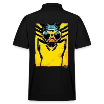 Monster-Ameise: Kleiner Riese - Stanley/Stella Unisex Bio-Poloshirt PREPSTER - Schwarz - Hinten - Andy (188cm)