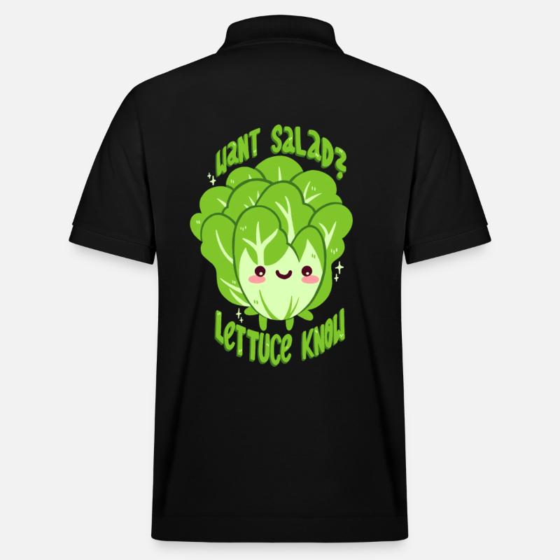 Salat - Stanley/Stella Unisex Bio-Poloshirt PREPSTER - Schwarz