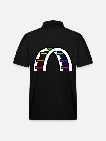LGBTQ Pride Bridge - Stanley/Stella Unisex Bio-Poloshirt PREPSTER - Schwarz