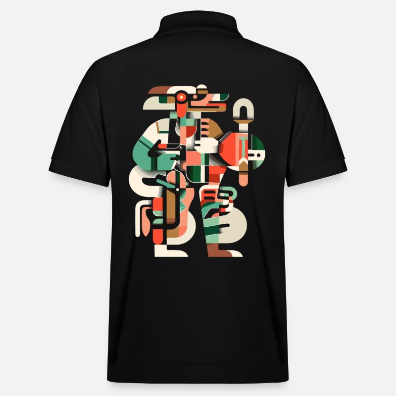 Dieu Maya Mythologie Maya Itzamna - Polo PREPSTER bio Stanley/Stella Unisexe - noir