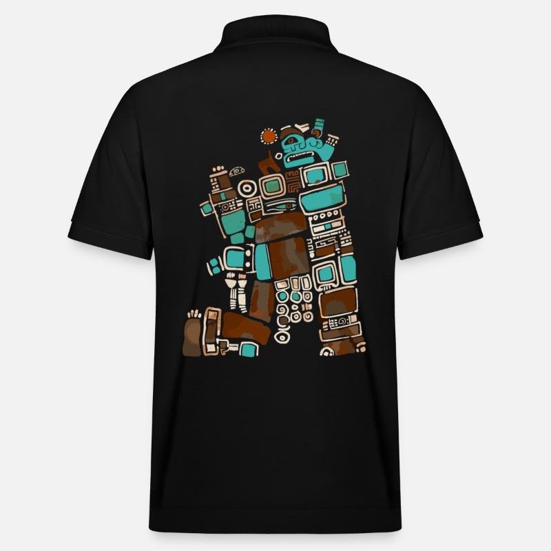 Dieu Maya Mythologie Maya Itzamna - Polo PREPSTER bio Stanley/Stella Unisexe - noir