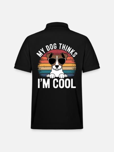 Jack Russell Terrier Owner - Stanley/Stella Unisex Organic Polo Shirt PREPSTER - black