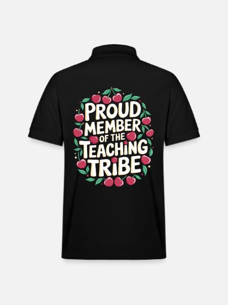 Stolzes Mitglied des Lehrerstamms - Stanley/Stella Unisex Bio-Poloshirt PREPSTER - Schwarz