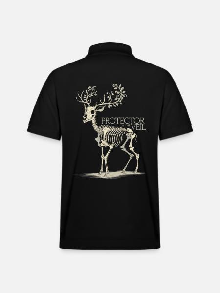 Mellanvärldens skyddsande - Ekologisk pikétröja PREPSTER unisex från Stanley/Stella - svart
