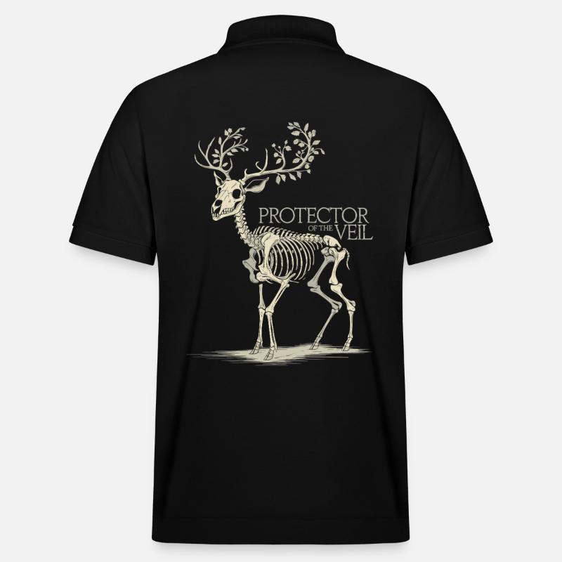 gardien du monde intermédiaire - Polo PREPSTER bio Stanley/Stella Unisexe - noir