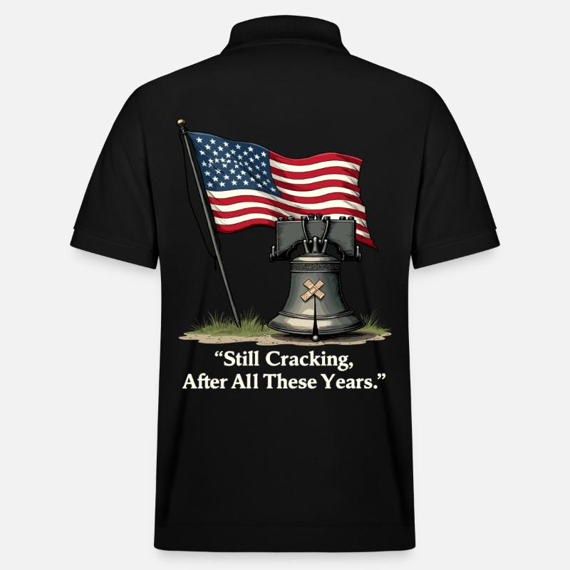 Freiheitsglocke - Stanley/Stella Unisex Bio-Poloshirt PREPSTER - Schwarz